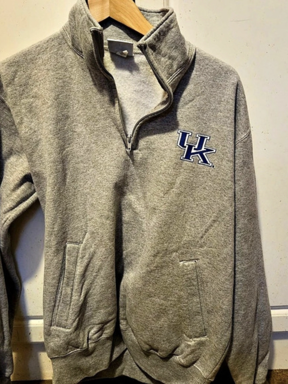 Champion Kentucky Wildcats Authentic Quarter-Zip Pullover Sweatshirt